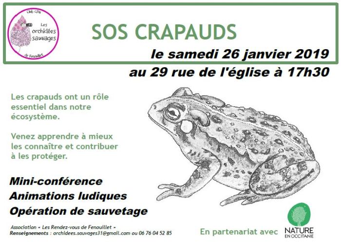 sos crapauds 2019
